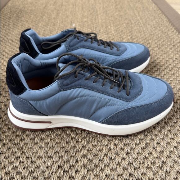 Men’s Loro Piana Weekend Walk Evo Blue Sneaker Men’s size 41EU - Picture 3 of 8